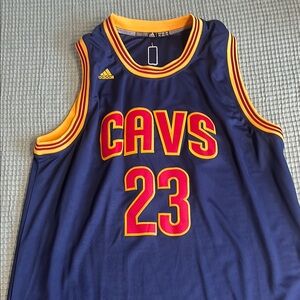 Adidas Cavs Blue Basketball Jersey